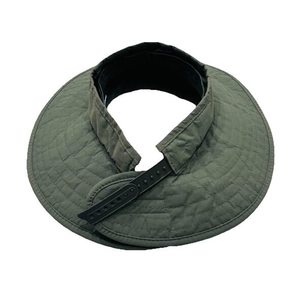 Vuori Sombra Green Sun Visor Hat One Size Tennis Pickleball Outdoors - Picture 3 of 5